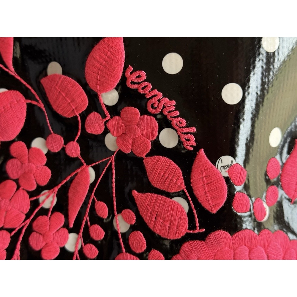 Consuela Black Polka Dot Pink Valentina Tote Retired Large‎ NWT  **READ** - Picture 13 of 16